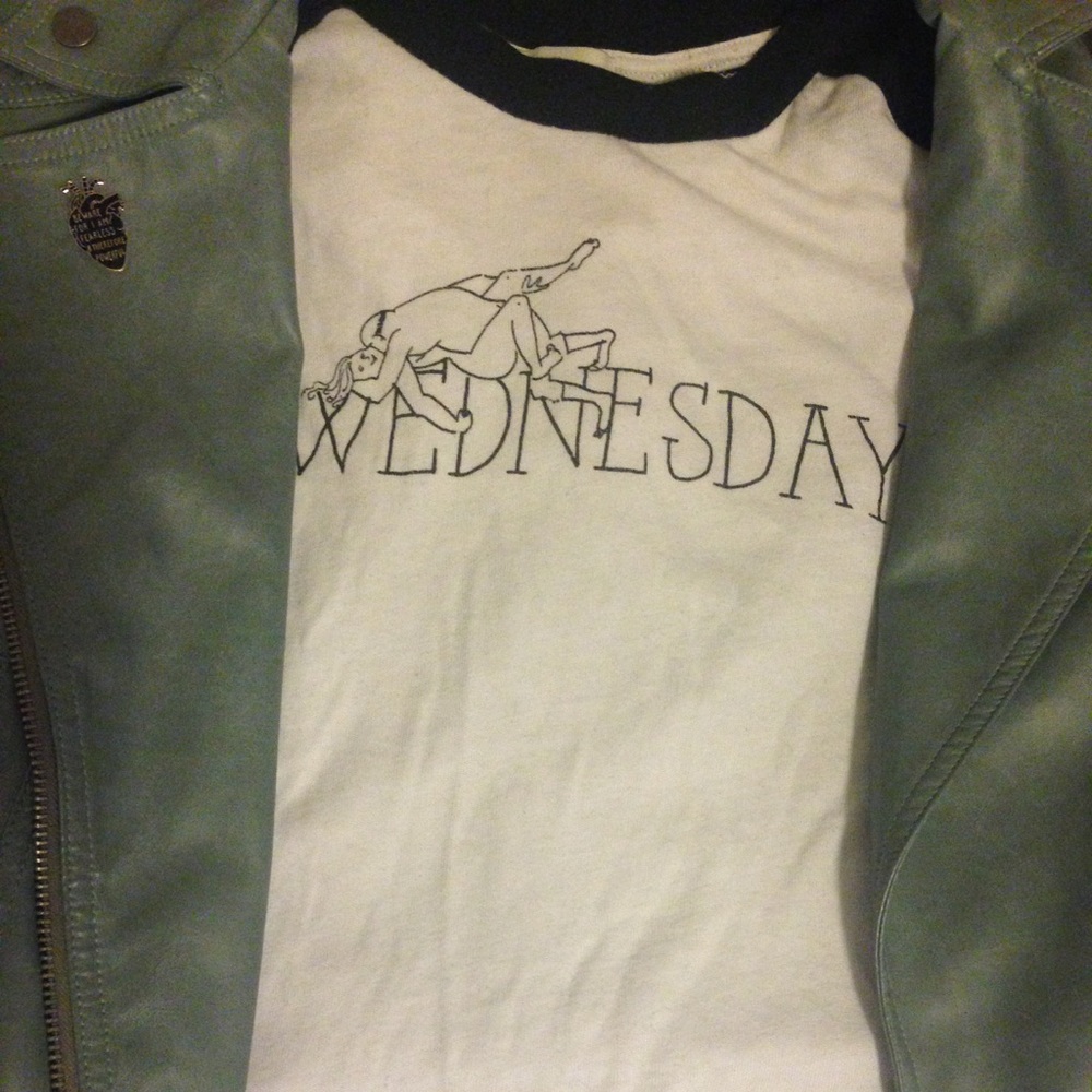 Rachel Antonoff: Humpday-Wednesday baseball tee